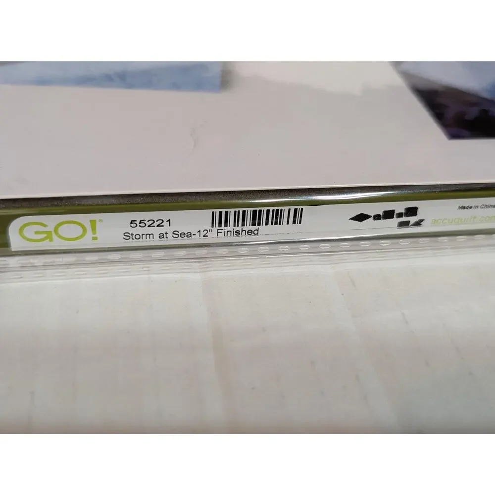 AccuQuilt GO Storm at Sea 12 Finished Die 55221, Fabric Cutter Quilt Block